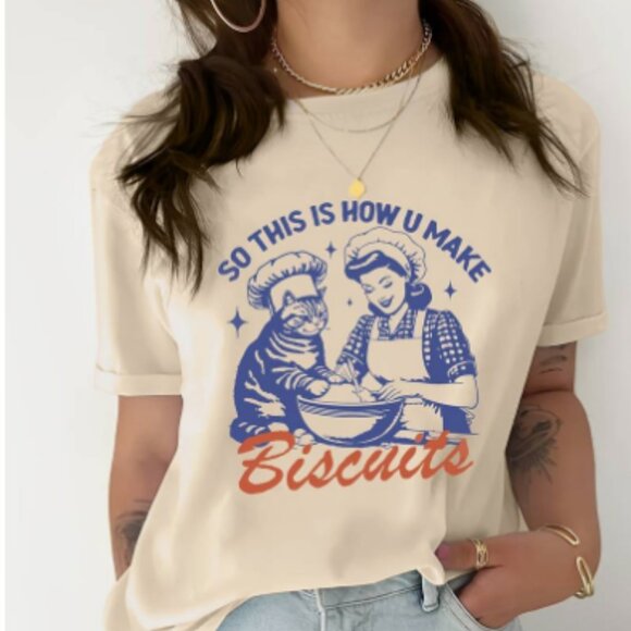 BOUTIQUE BISCUIT KITTY TEE - Picture 1 of 2